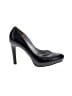 Nine West 100% Leather Black Heels Size 8 1/2 - photo 1