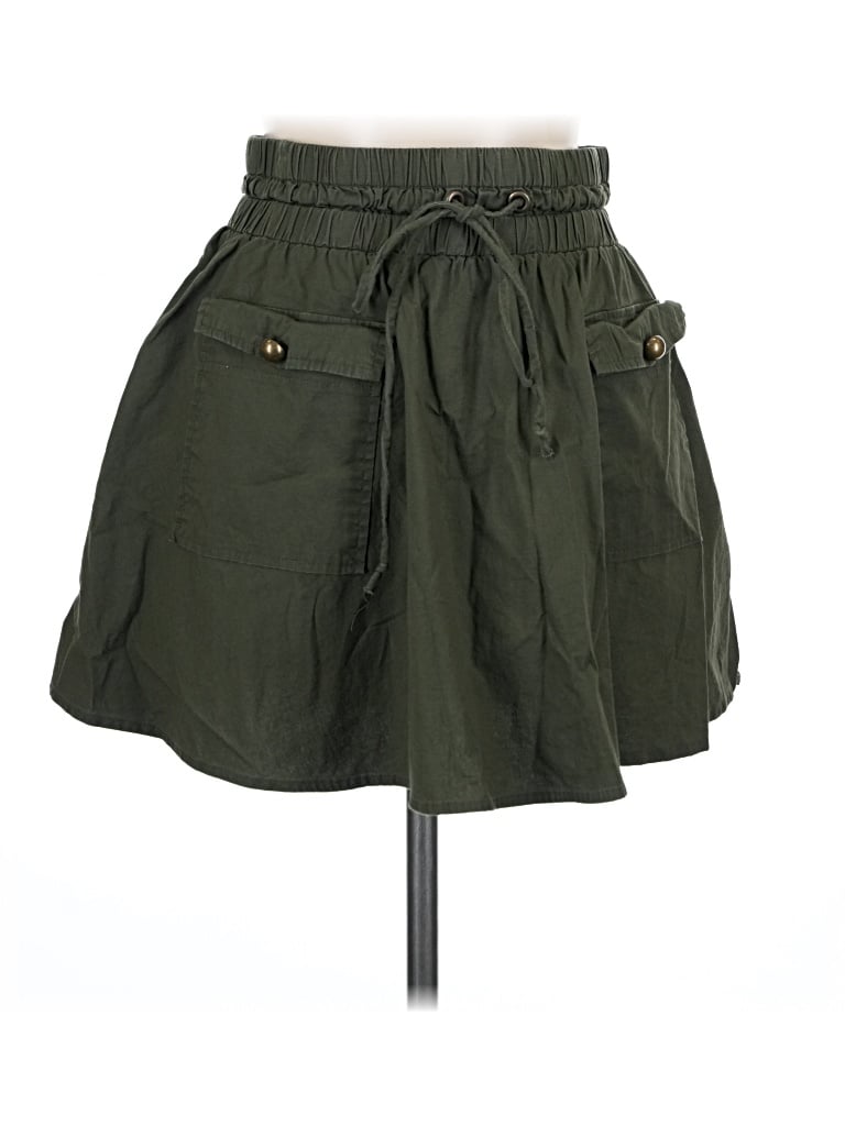 Pre-owned Twenty One Casual Skirt In Green