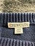 Crewcuts 100% Cotton Solid Blue Pullover Sweater Size 6 - 7 - photo 3