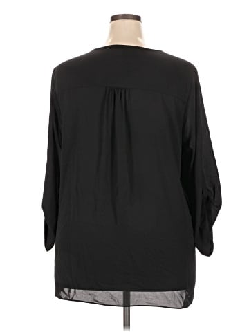 Karen Kane 3/4 Sleeve Blouse (view 2)