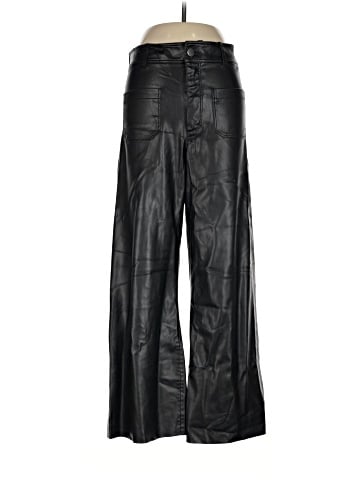 Zara Faux Leather Pants (view 1)