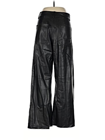 Zara Faux Leather Pants (view 2)