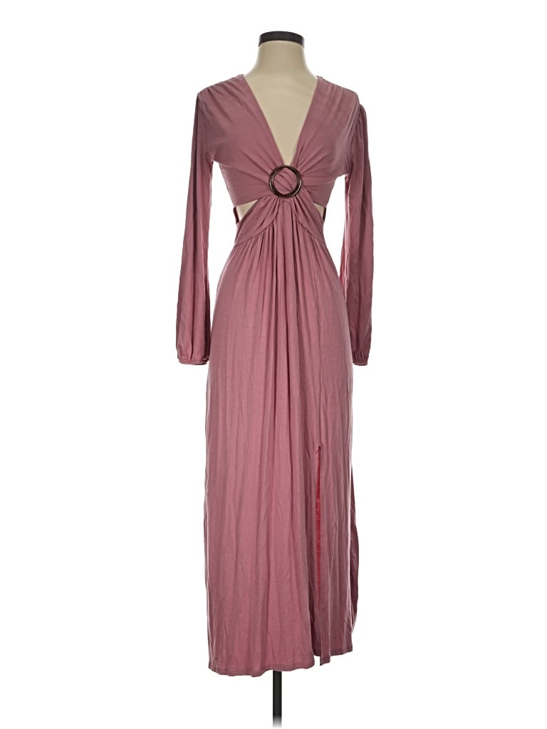 Pre-owned 21 Saints Cocktail Dress In Burgundy