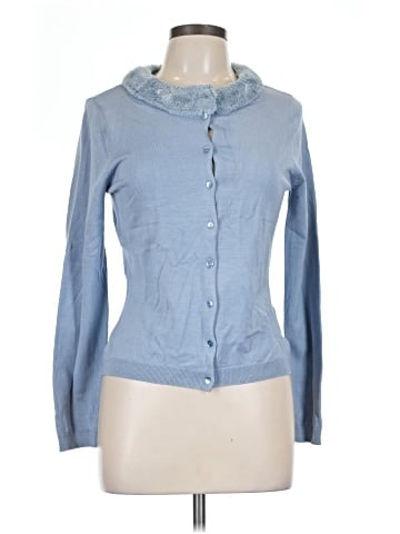 August Silk Cardigan (view 1)