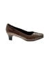 Aravon 100% Leather Brown Heels Size 11 - photo 1