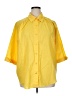 Assorted Brands Color Block Yellow Short Sleeve Button-Down Shirt Size 1X - photo 1