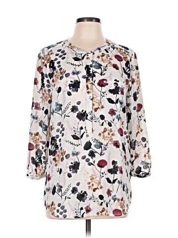 Not Your Daughter's Jeans 3/4 Sleeve Blouse (view 1)