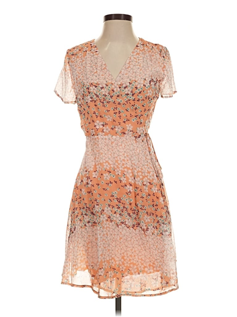 Pre-owned Le Lis Cocktail Dress In Orange