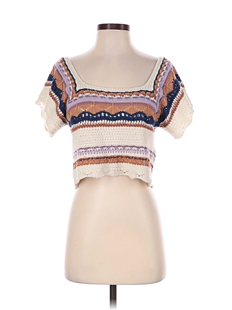 Pre-owned Pol Pullover Sweater In Ivory
