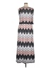 Robert Louis Chevron-herringbone Silver Casual Dress Size XL - photo 2