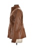 Kenneth Cole New York 100% Polyurethane Solid Brown Jacket Size L - photo 5