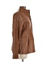 Kenneth Cole New York 100% Polyurethane Solid Brown Jacket Size L - photo 4