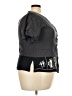 J Gee Black Short Sleeve Blouse Size 3X - photo 4