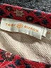 Tory Burch 100% Pima Cotton Paisley Red Pullover Sweater Size S - photo 7