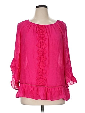 Counterparts 3/4 Sleeve Blouse (view 1)