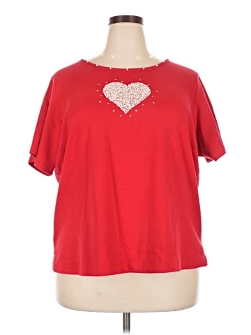 Quacker Factory Short Sleeve Top (view 1)