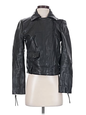Topshop Leather Jacket (view 1)