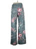 Unbranded Floral Teal Casual Pants Size XL - photo 2
