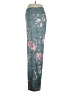 Unbranded Floral Teal Casual Pants Size XL - photo 5