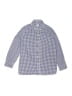 Gap Kids Checkered-gingham Blue Long Sleeve Button-Down Shirt Size 6 - 7 - photo 1