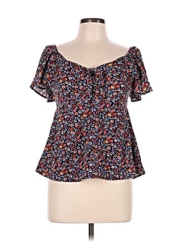 Almost Famous Short Sleeve Blouse (view 1)