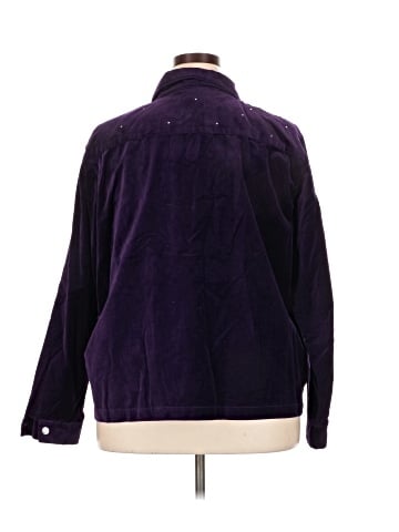 Quacker Factory Long Sleeve Button-Down Shirt (view 2)