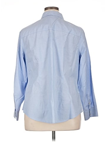 Talbots 3/4 Sleeve Button-Down Shirt (view 2)