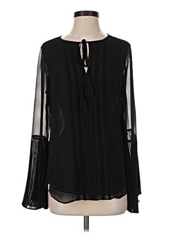 White House Black Market Long Sleeve Blouse (view 1)