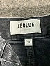 AGOLDE Black Denim Shorts Size 28 waist - photo 3