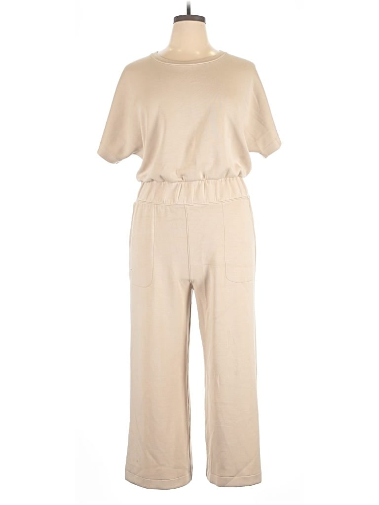 Pre-owned Spanx Jumpsuit In Tan