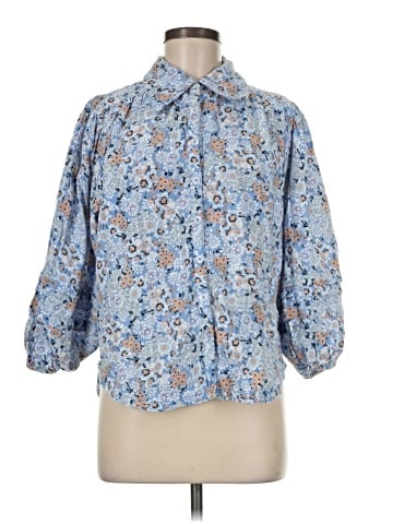Free People 3/4 Sleeve Button-Down Shirt (view 1)
