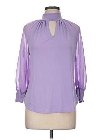 7th Avenue Design Studio New York & Company 3/4 Sleeve Blouse (view 1)
