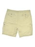George 100% Recycled Polyester Solid Yellow Cargo Shorts Size 36 waist - photo 2
