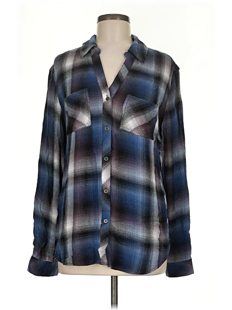 Charlie Long Sleeve Button Down Shirt In Blue