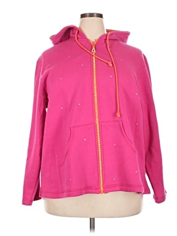 Quacker Factory Zip Up Hoodie (view 1)