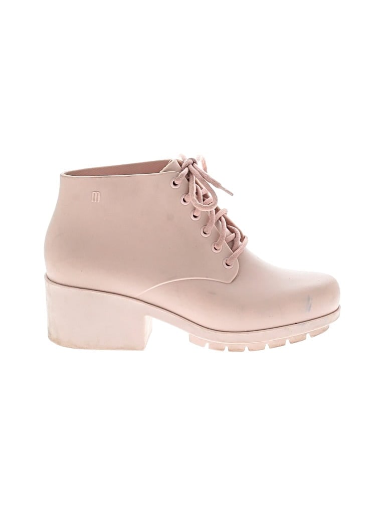 Pre-owned Melissa Ankle Boots In Pink
