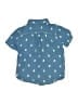 Hanna Andersson Print Blue Short Sleeve Button-Down Shirt Size 4 - photo 2