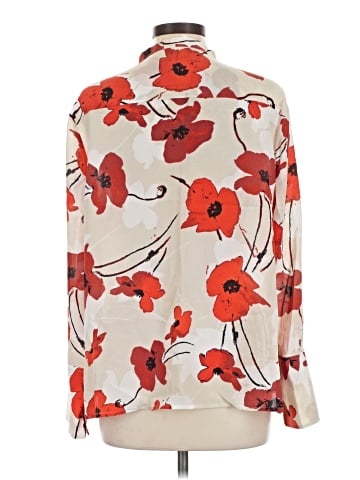 J.Crew Long Sleeve Silk Top (view 2)