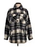Divided by H&M Plaid Gray Coat Size S - photo 1