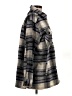 Divided by H&M Plaid Gray Coat Size S - photo 4