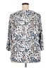 Rebecca Malone Animal Print Blue 3/4 Sleeve Blouse Size 2X - photo 2