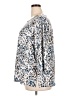 Rebecca Malone Animal Print Blue 3/4 Sleeve Blouse Size 2X - photo 5