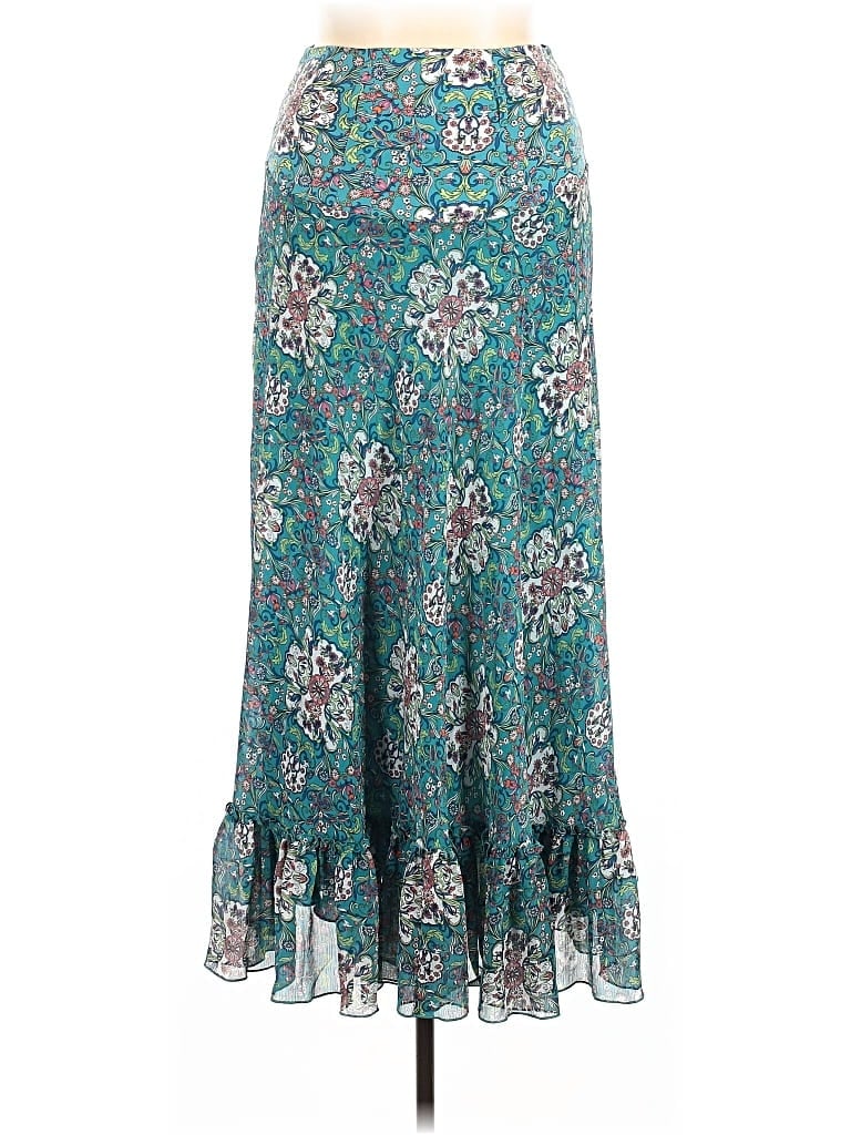 Pre-owned Bisou Bisou Casual Skirt In Teal