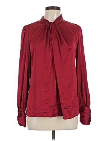 White House Black Market Long Sleeve Blouse (view 1)