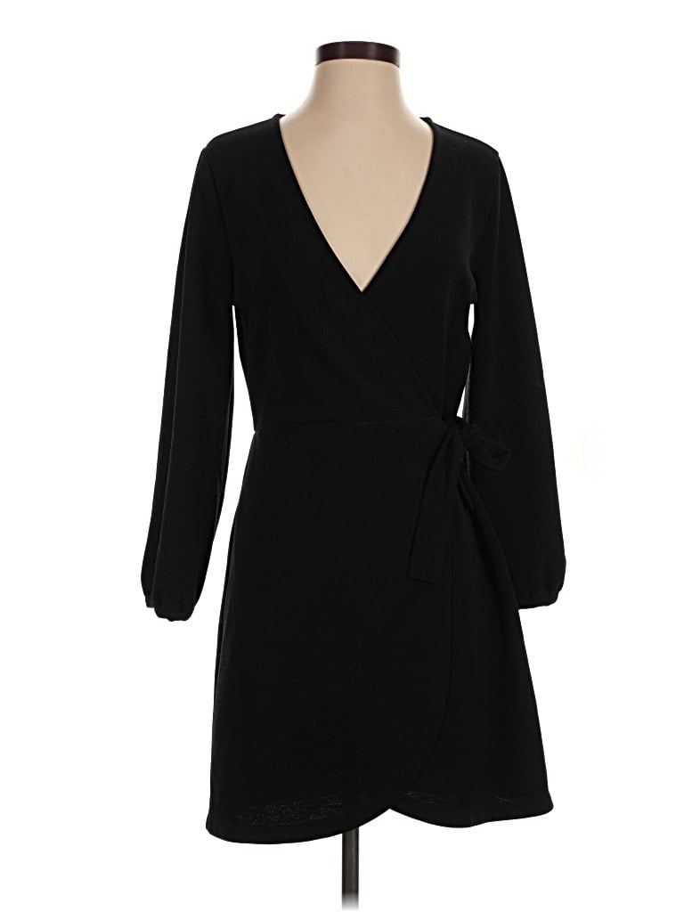 Pre-owned Texture & Thread Madewell Cocktail Dress In Black