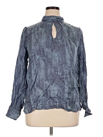 White House Black Market Long Sleeve Blouse (view 1)