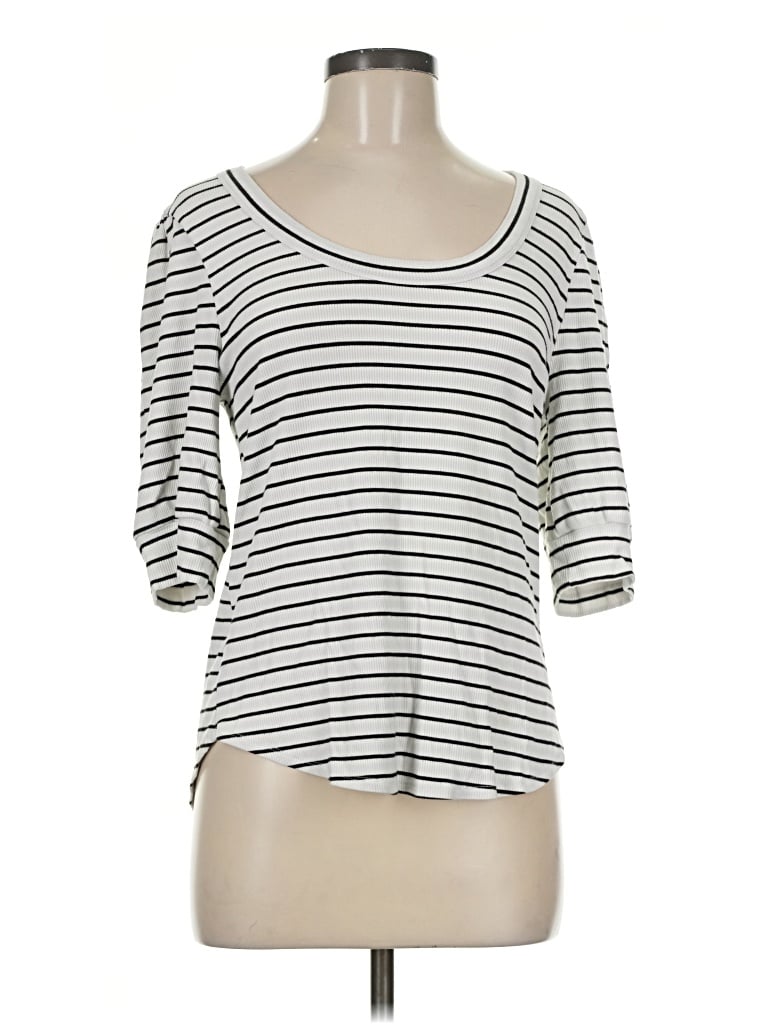 Pre-owned Allison Joy 3/4 Sleeve T-shirt In Ivory