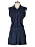 Lou & Grey Solid Blue Romper Size S - photo 1