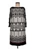 Studio One Chevron-herringbone Gray Casual Dress Size 6 - photo 1