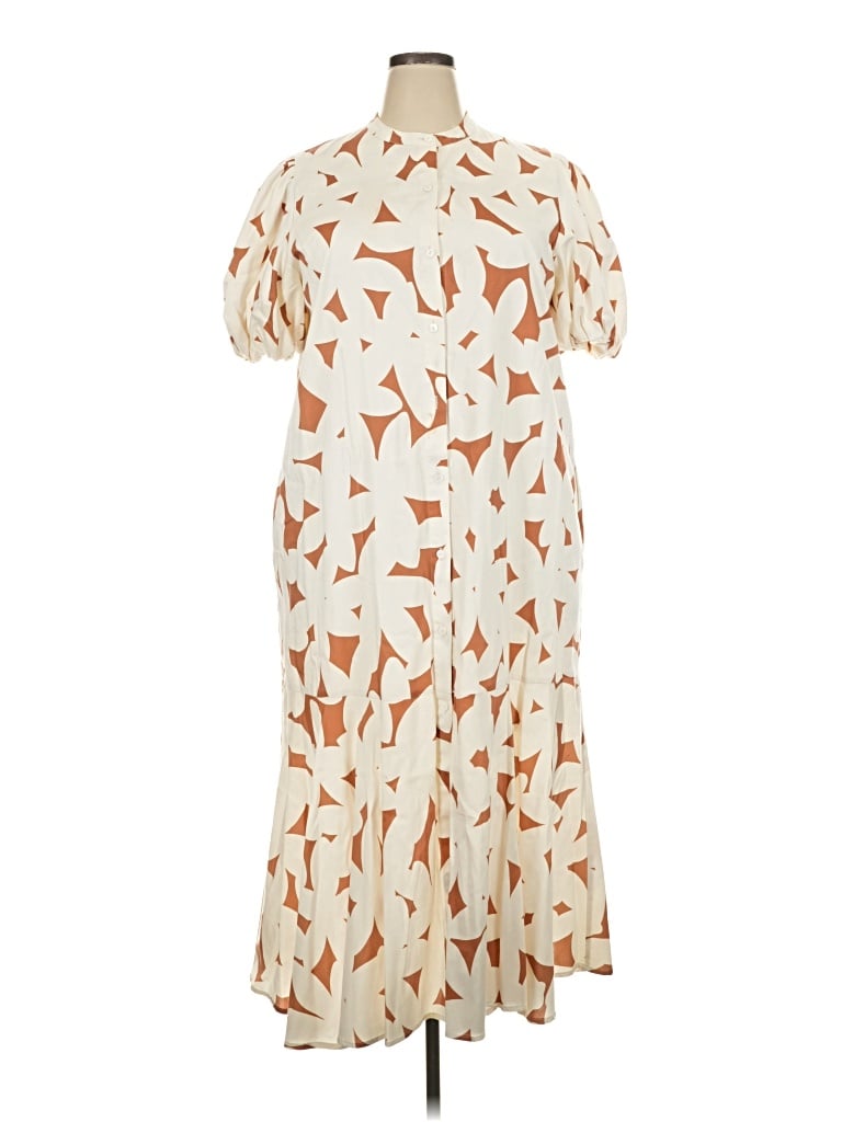 Pre-owned Tuckernuck Casual Dress In Ivory